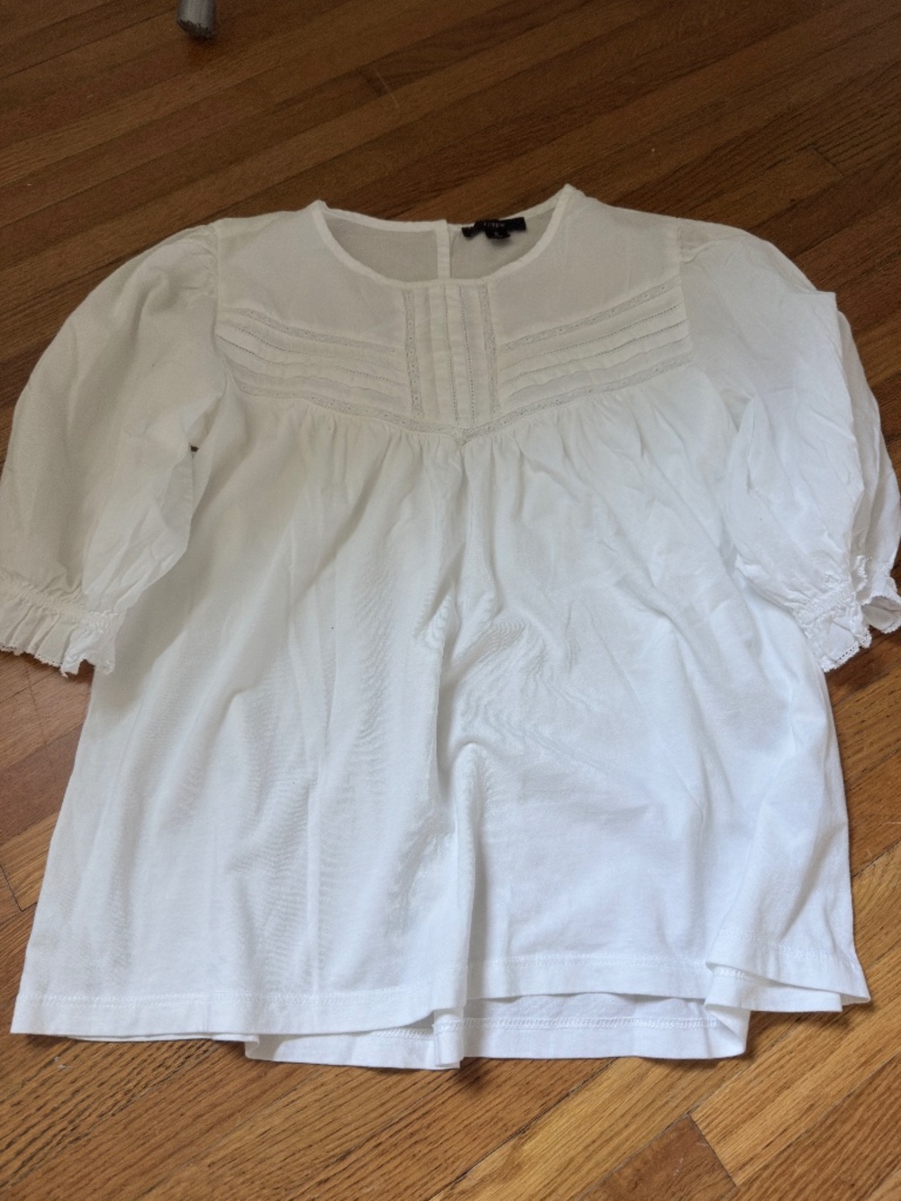 Jcrew puff sleeve tee
